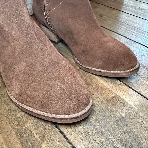 Blondo Nestle Waterproof Suede Knee High Fringe Zip Boot / Size 5.5M Women - Picture 11 of 16